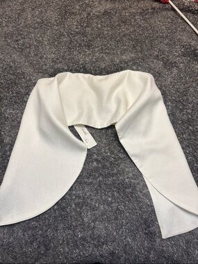 White bachelorette bandeau